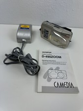 Olympus D-490 Zoom Digital Camera 2.1 Megapixel Silver Manual Charger