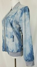 Lucy Denim Indigo Jacket Womens Size Small Color Bleached Indigo Nwt