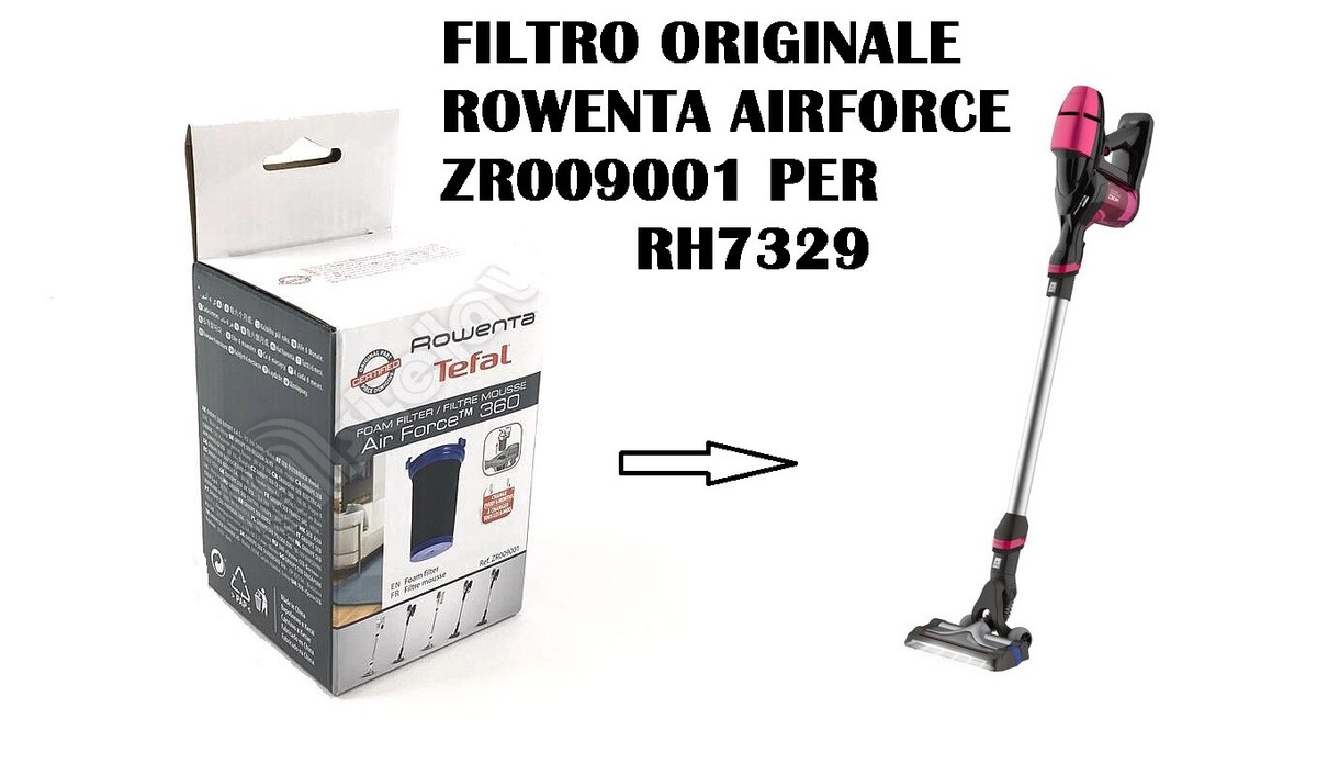 Confezione da 2 filtri ZR002901 per Rowenta Silence Force, Silence Force Compact, Silence Force
