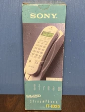 VINTAGE Sony Model IT-ID20 Caller ID Telephone Stream Phone Programmable NEW NOS