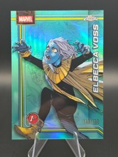 2026 Topps Chrome Marvel #114 Elbecca Voss (Debut) Aqua Refractor 143/199