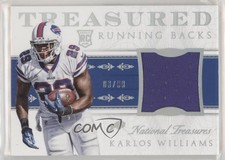 2015 Panini National Treasures Treasured Running Backs 3/99 Karlos Williams k5j