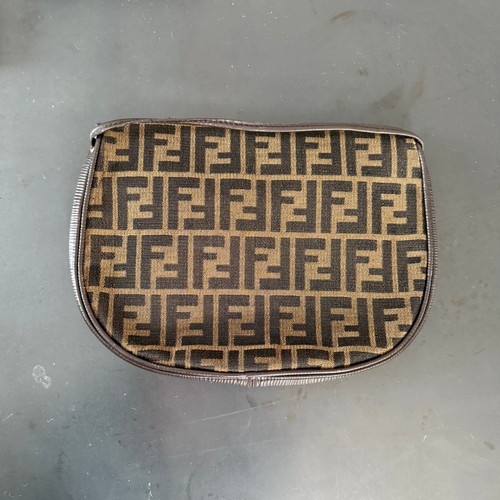 FENDI FF Zucca Vintage Monogram Shoulder bag crossbody clutch 1990s 3-way - Picture 5 of 9