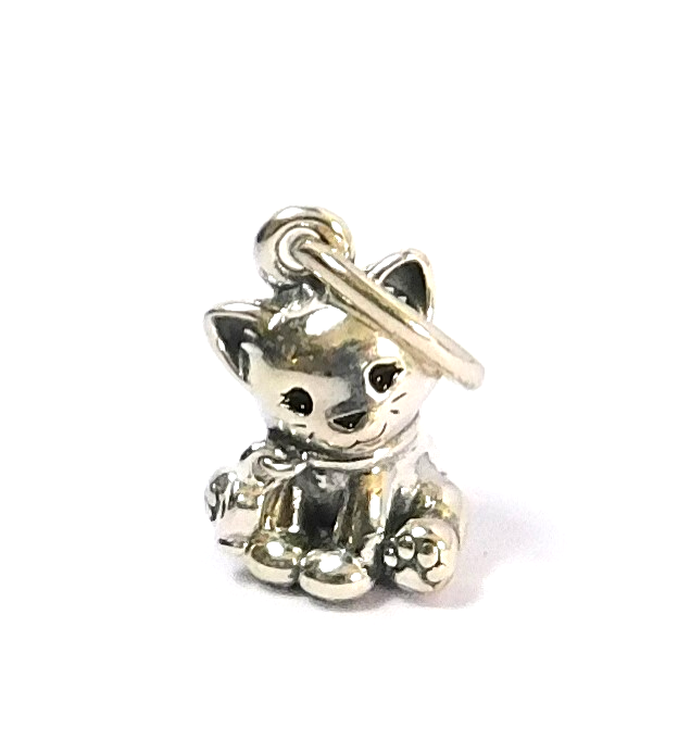 Authentic Pandora Charm, Sweet Cat Dangle, #798011EN16