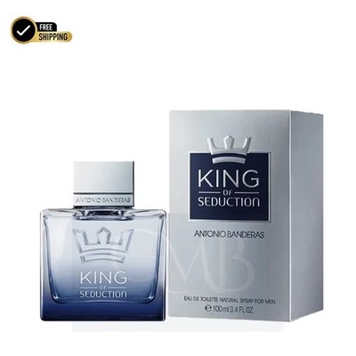 Antonio Banderas King of Seduction Eau de Toilette Spray 3.4oz 100ml Perfume Men