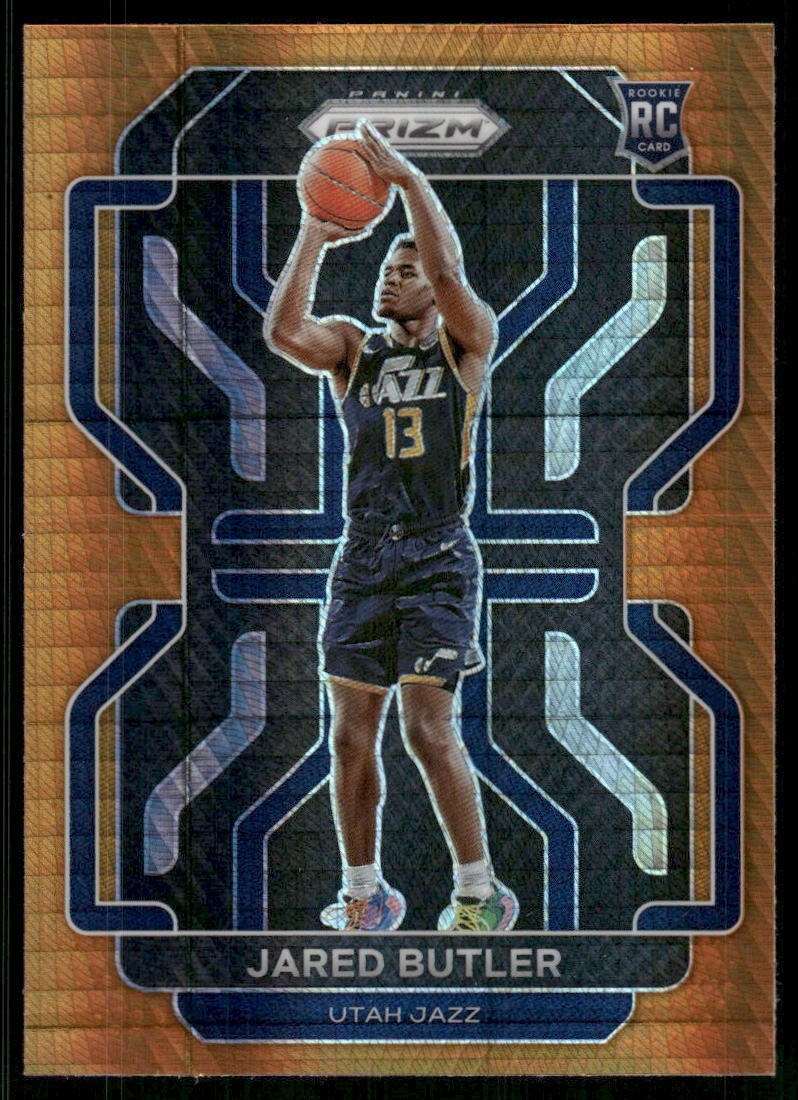 2021-22 Panini Prizm #290 Jared Butler Hyper Orange SSP Rookie