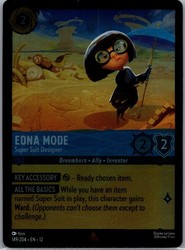 Edna Mode - Super Suit Designer 149/204 The Wilds Unknown Cold Foil