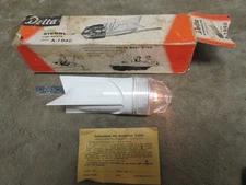 Vintage DELTA A-1946 Sternlite Space Age Rocket Style Batt Operated Boat Light
