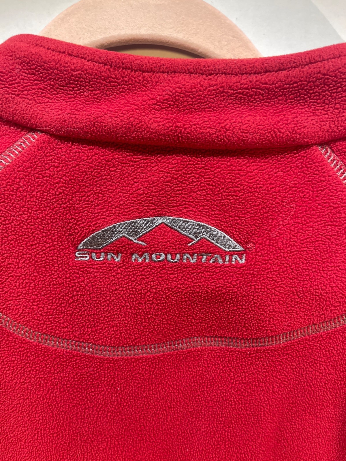 Sun Mountain Red Performance Pullover Medium 1/4 … - image 11