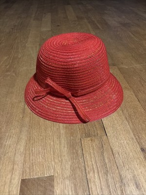 Physician Endorsed UPF 50 Traveler Sun Hat With Packable Design red daisy  