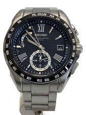 SEIKO Solar Watch Analog BLK SLV SAGA099 8B54 0AE0