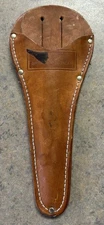 Rare OLD Case XX Sportsman’s Shears Scissors 8" Embossed Leather Sheath USA 