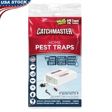 Indoor Mouse Traps Glue Boards Rodent Pest Control Safe Non Toxic 12 Pack New