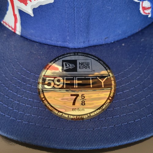 Toronto Blue Jays Big Logo New Era Fitted 7-5/8 Blue B-rim - Picture 2 of 5