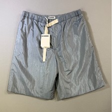 Jil Sander Drawstring Shorts pewter blue 52 IT / XL US 1190