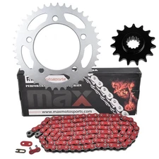 Red Drive Chain & Sprocket Kit for Honda CB500 CB500F CB500X CBR500R 2013-2021