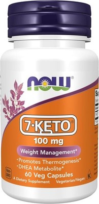 7-KETO DHEA 100 MG WEIGHT MANAGEMENT METABOLISM SUPPORT 60 VEG CAPS