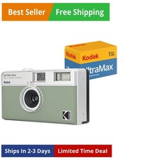 EKTAR H35 Half Frame Film Camera Sage, Bundle with 24exp Film