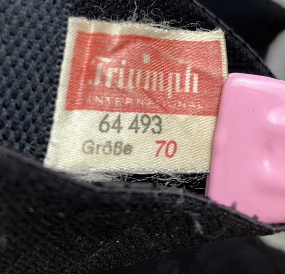 M Vintage triumph brand bandage mesh firm control bottom girdle with garter - Image 3 of 4