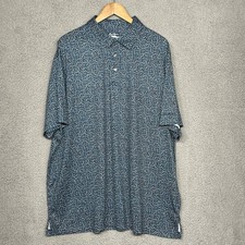 Ben Hogan Polo Shirt Men XXL Golf Performance Geometric Print 2XL