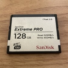 SanDisk Extreme PRO CFast 2.0 128GB High Speed Memory Card 525MB/s 450MB/s