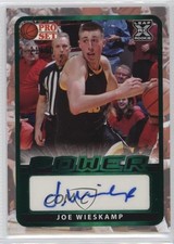 2021-22 Leaf Pro Set Power Base Green Spectrum Foil 21/50 Joe Wieskamp Auto 4aw