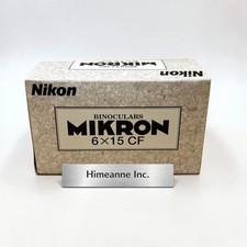 Nikon Binoculars MIKRON 6x15 CF Porro Prism Compact Size Light Weight Black