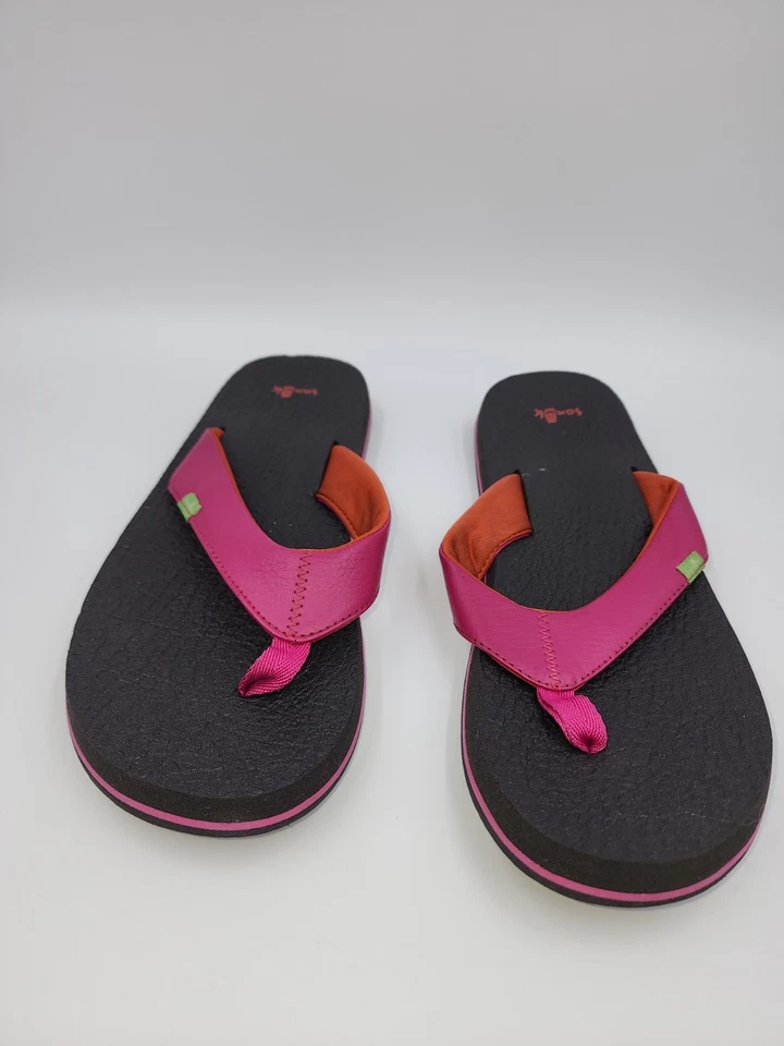 Sandalias de tanga SANUK con tiras espalda abierta jóvenes 6-7 Foto 3 de 4