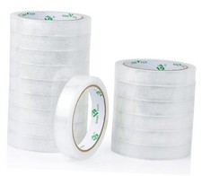 Rolls Clear Tape Refills for Dispenser, Transparent Gift 3/4 inch x 60yds 16
