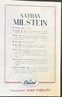 NATHAN MILSTEIN catalogue leaflet FRANCE CAPITOL