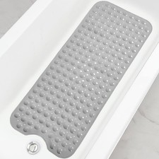Non-Slip Bath Tub Mat 40 X 100cm Extra Long Antibacterial Bathroom Shower Mat