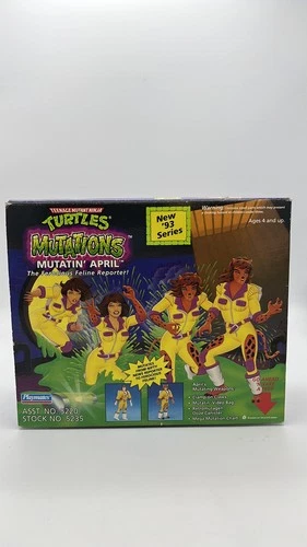 Playmates TMNT Figure Mutations Mutatin’ April Vintage Figure 1993