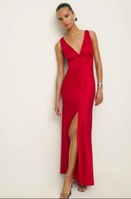 Red Reformation Elaina Satin Dress (Size: 4)