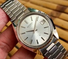 VINTAGE SEIKO 7005-8022 AUTOMATIC GENTS SILVER DIAL.