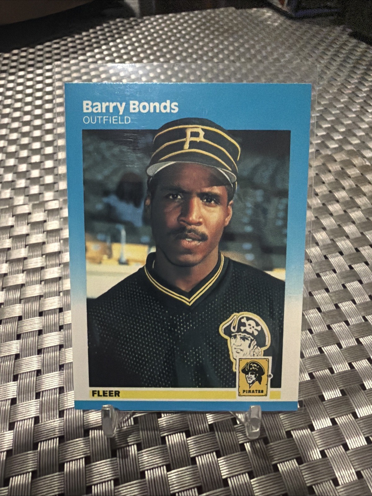 BARRY BONDS 1987 FLEER #604 / ROOKIE RC / PITTSBURGH PIRATES GEM MINT HR KING