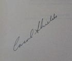 Signed! Carol Shields Small Ceremonies A Novel HCDJ 1976 1st Printing Literature — photo 3