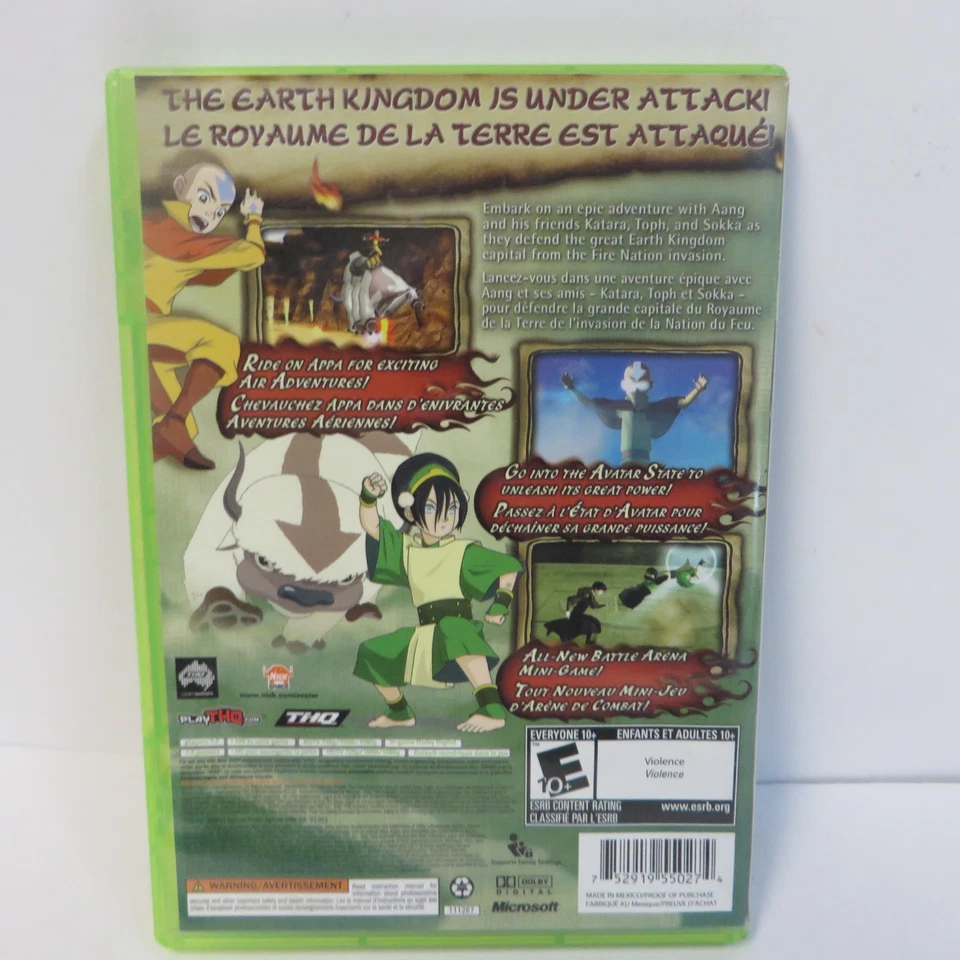 XBOX 360 Avatar The Last Airbender The Burning Earth  AWSOME  VERY LIGHT WEAR - Image 2 of 4