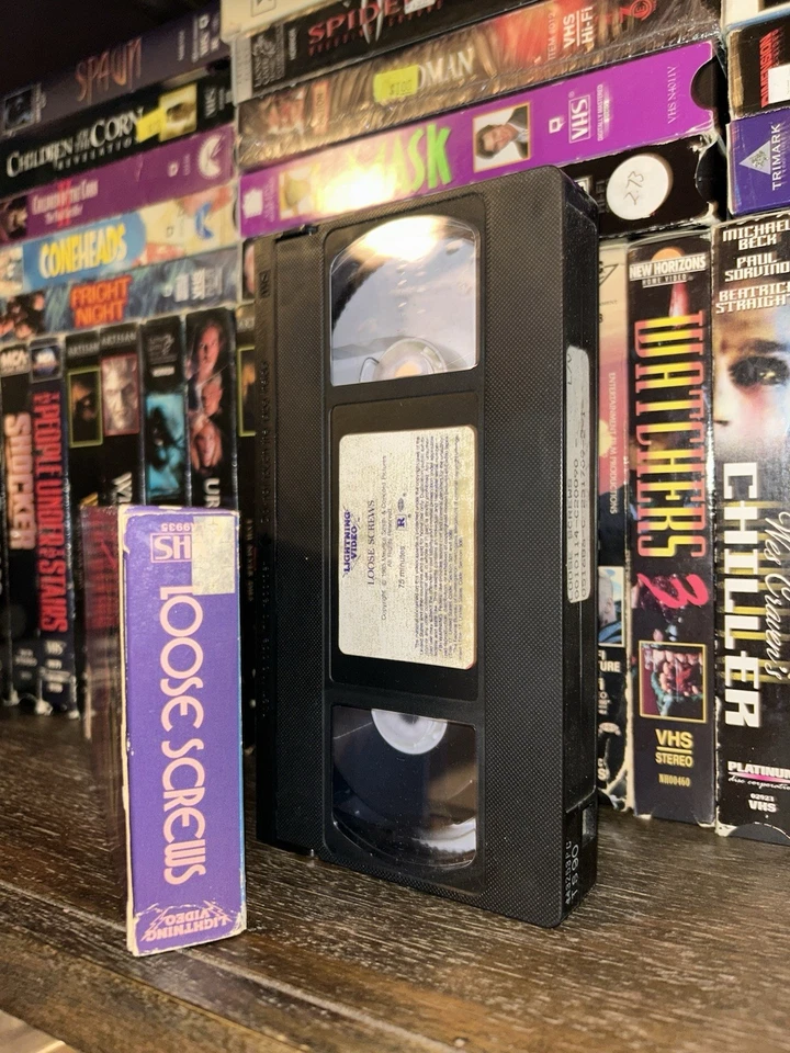 Loose Screws VHS Tape 1986, Lightning Video Comedy Vtg HTF OOP Rare - Image 3 of 4