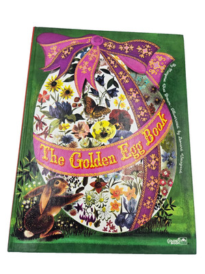 Golden Egg Book Little Golden Book Vintage Bunny Spring Easter Kids