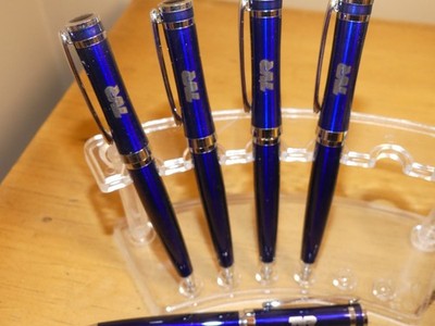 TVR Logo Sammlerstück blau Stift schwarz Biro atemberaubend.