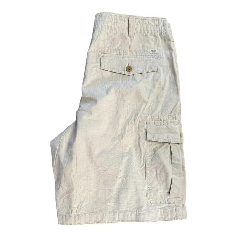 IZOD Mens Vintage Y2K Beige W34 Cargo Shorts