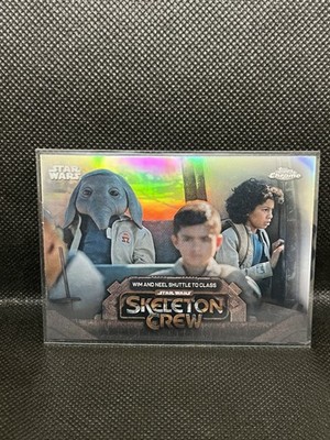 2025 Topps Chrome Star Wars Wim And Neel Shuttle Skeleton Crew # SC-2 Insert