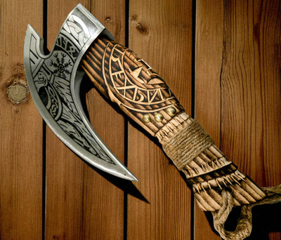 Hand Forged Viking Pizza Cutter, Rustic Rocking Pizza Cutter, Engraved Handle