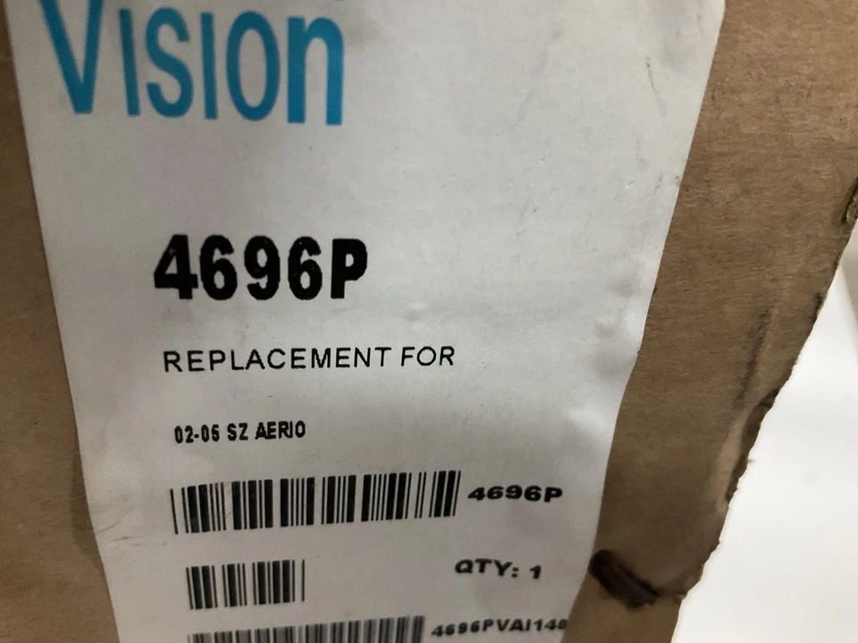 Condensador de aire acondicionado Vision 4696P para Suzuki Aerio 2002-2005 2,3 L-L4 Foto 4 de 4