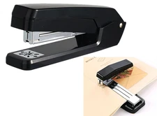 Rotatable Desktop Stapler 5.3" 25 Sheet Capacity 1000 No.12 Staples Black