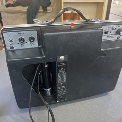Perma Power Model S-220 Portable Sound System Vintage Diplomat Attache Case