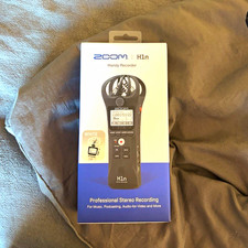 Zoom H1n White Handheld Digital Recorder, Built-In Mic, 24-bit/96kHz