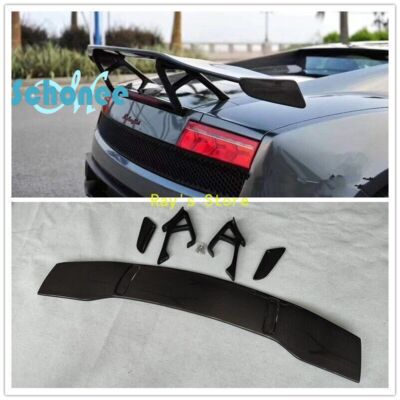 real carbon fiber rear trunk spoiler wing for lamborghini gallardo 550 560 570