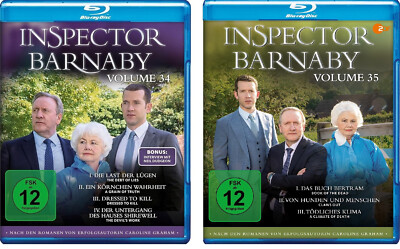 4 Blu-rays * INSPECTOR BARNABY VOLUME 34 + 35 IM SET # NEU OVP &