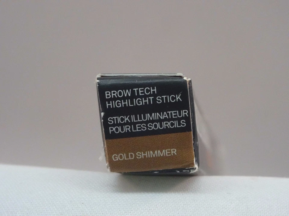 SMASHBOX BROW TECH HIGHLIGHT STICK WITH SPOOLIE - GOLD SHIMMER - FULL SIZE - NIB - Image 3 of 3